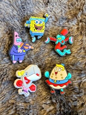 SpongeBob Jibbitz, Croc Charms - Set # 11